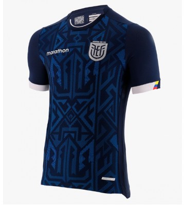 Lacne Muži Futbalové dres Ekvádor MS 2022 Krátky Rukáv - Preč